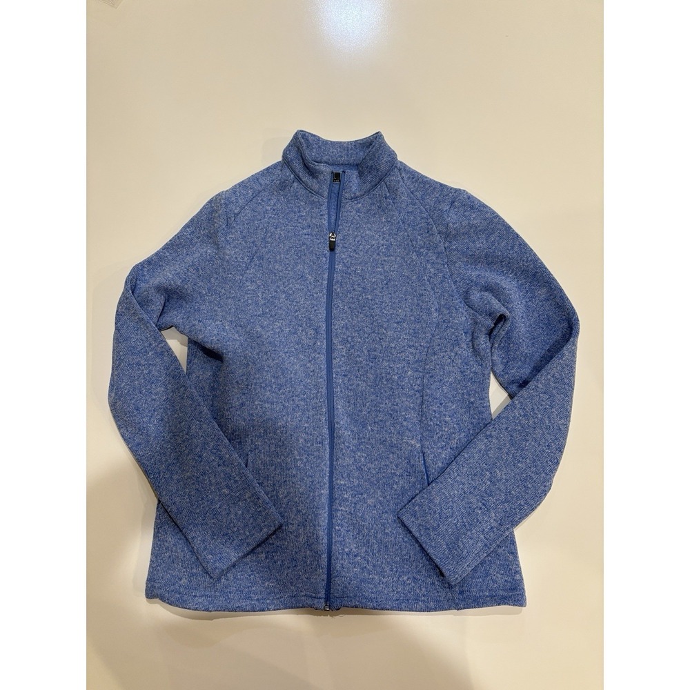 Women's Golf Zip Up Sweater Blue Size M PGA Tour Brand